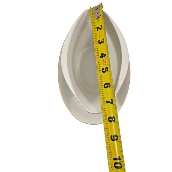 Yamaka Japan Fine China Renaissance Gravy Boat with Attached Under Plate - Picture 11 of 17